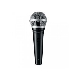 SHURE PGA48XLRE MICROFONO DINAMICO CARDIOIDE VOCE + CUSTODIA + PINZA A25D + CAVO XLR 4,6 M.