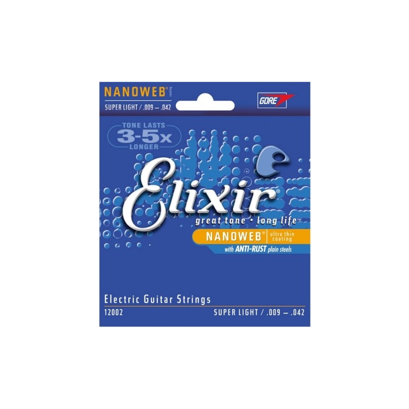 ELIXIR NANOWEB SUPER LIGHT 009-042 MUTA PER CHITARRA ELETTRICA