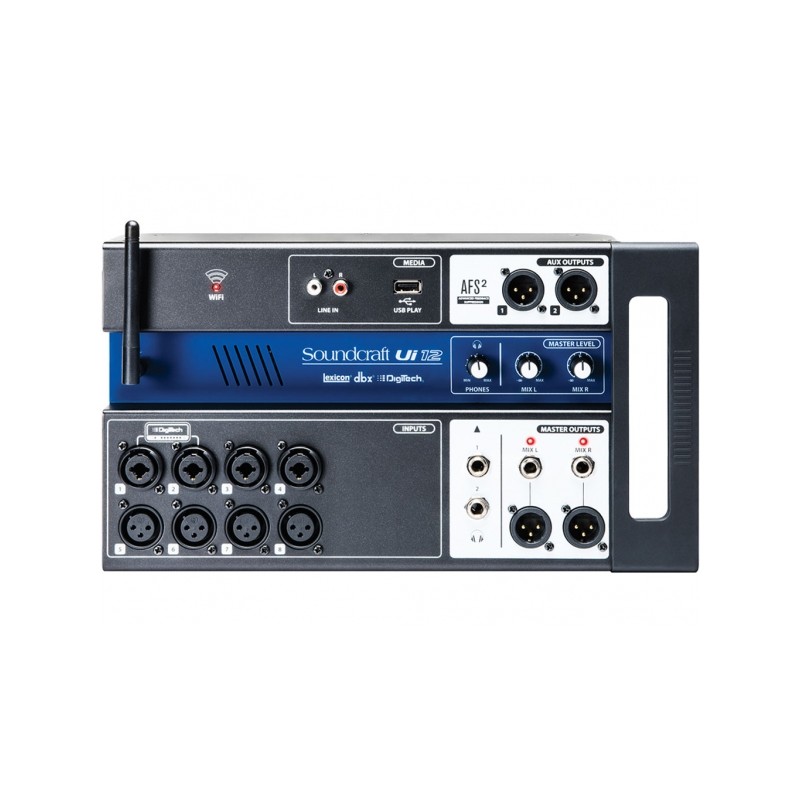 SOUNDCRAFT UI 12 MIXER DIGITALE 12 CANALI CONTROLLABILE DA REMOTO