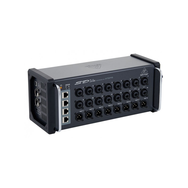 BEHRINGER SD16 DIGITAL SNAKE STAGEBOX 16 PREAMPLIFICATORI MICROFONICI MIDAS 8 USCITE AUX KLARK TEKNIK AES50 CONTROLLO REMOTO