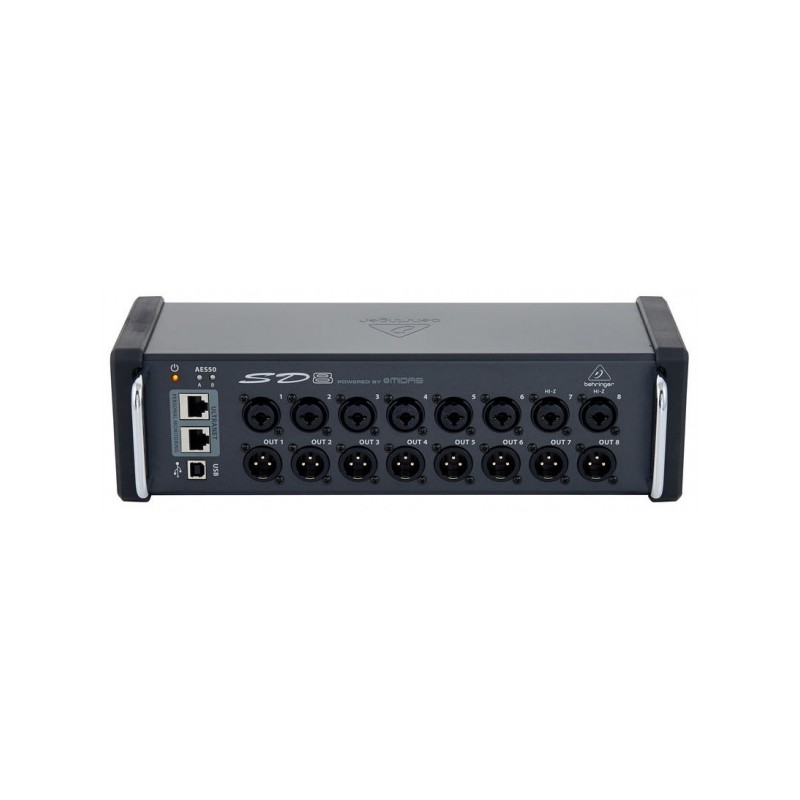 BEHRINGER SD8 SNAKE DIGITALE USB 8 PREAMPLIFICATORI MICROFONICI MIDAS 8 AUX AES50 KLARK TEKNIK CONTROLLO REMOTO