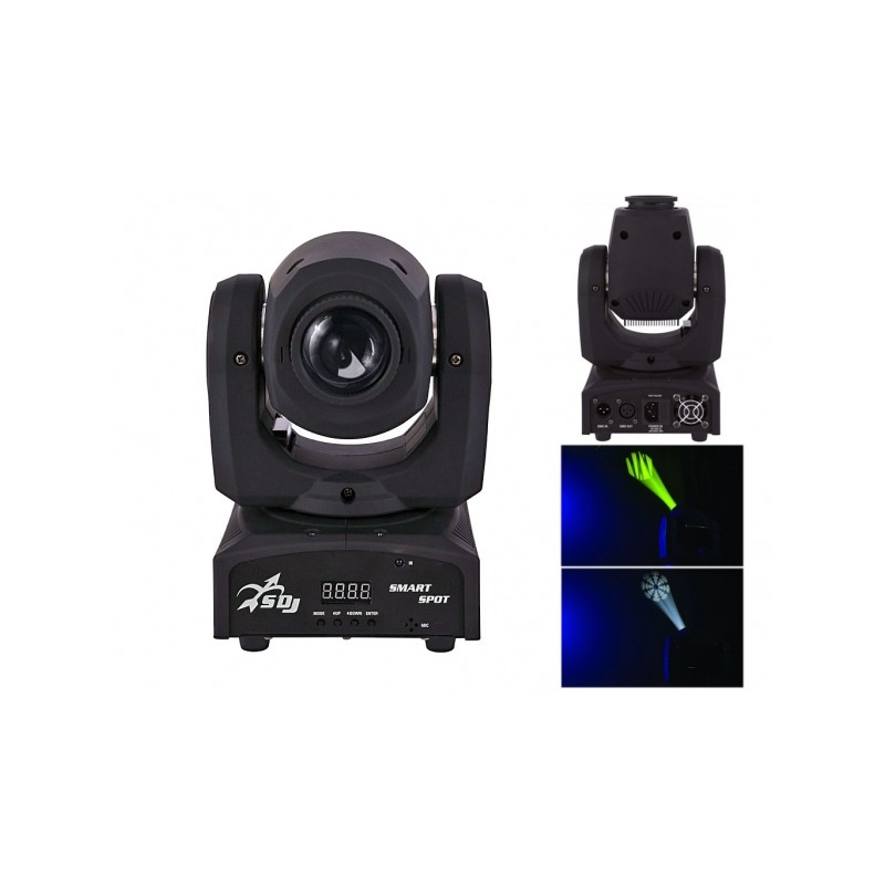 SAGITTER SG-SMT-SPOT SMART SPOT DMX TESTA MOBILE LED 15W + TELECOMANDO