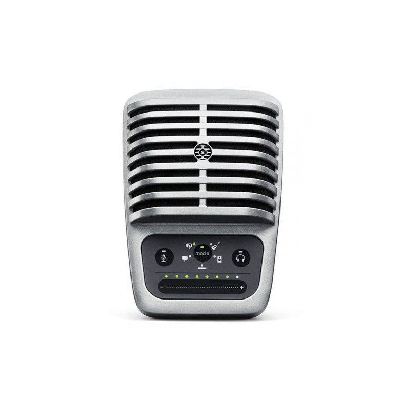 SHURE MV51 MOTIV MICROFONO DIGITALE CONDENSATORE CARDIOIDE DIAFRAMMA LARGO IOS ANDROID MAC PC PER IPHONE / IPAD / IPOD