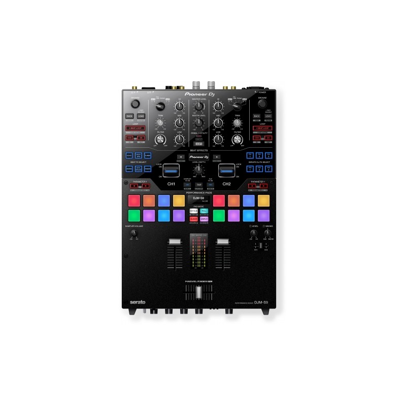 PIONEER DJM-S9 MIXER DIGITALE PER DJ 2 CANALI EFFETTI BEAT SERATO RELEASE FX ECHO CIRCUITI AUDIO DEL DJM2000