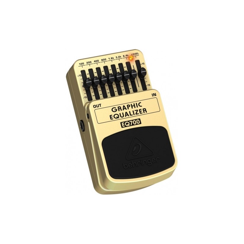 BEHRINGER GRAPHIC EQUALIZER EQ700 EQUALIZZATORE GRAFICO 7 BANDE EFFETTO PEDALE CHITARRA