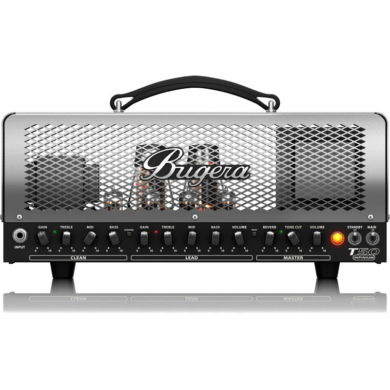 BUGERA T50-INFINIUM TESTATA VALVOLARE PER CHITARRA 50 WATT