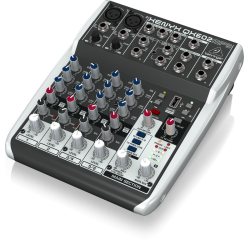 BEHRINGER QX602-MP3 XENYX MIXER 6 CANALI LETTORE MP3/USB EFFETTI VOCE KARAOKE REVERBERO/DELAY +48V