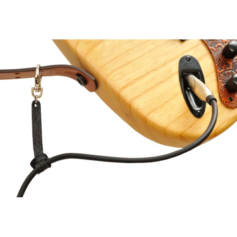 RIGHTON STRAPS JACKGUARD FASCETTA  FERMA CAVO PER CHITARRA E BASSO