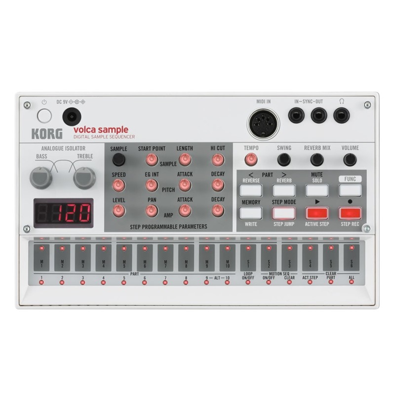 KORG VOLCA SAMPLE SEQUENCER DIGITALE COMPATTO