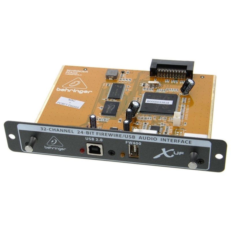 BEHRINGER X-UF INTERFACCIA AUDIO 24 BIT USB 2.0 E FIREWIRE 400 PER MIXER DIGITALE X32