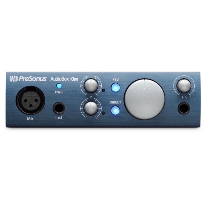 PRESONUS AUDIOBOX IONE INTERFACCIA AUDIO BOX I-ONE 2 IN 2 OUT USB 2.0 INGRESSO MICROFONICO XLR