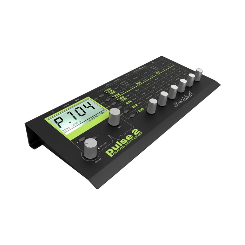 WALDORF PULSE2 MODULO SYNTH SINTETIZZATORE ANALOGICO MIDI USB MONOFONICO 3 OSCILLATORI