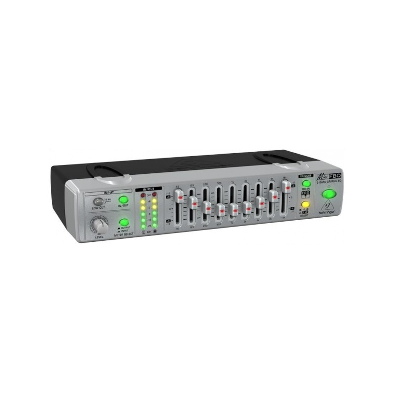 BEHRINGER FBQ800 V2 MINIFBQ EQUALIZZATORE GRAFICO 9 BANDE CON ANTIFEEDBACK