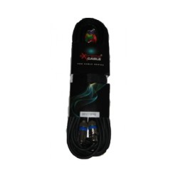 EXTREME CAVO MICROFONO/CASSE 10 METRI 1 CONNETTORE XLR MASCHIO 1 FEMMINA + STRAP + 12 ANELLINI CAVO MICROFONICO 6.5MM CONNETTORI