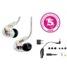 SHURE SE535-CLE AURICOLARI AD ISOLAMENTO SONORO CLEAR TRASPARENTE IN EAR MONITOR TRIPLO MICRO DRIVER ALTA DEFINIZIONE 2 WOOFER 1