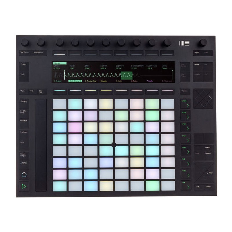 ABLETON PUSH-2 CONTROLLER MIDI USB 8 ENCODER E 64 PAD DINAMICI SUONABILI PER ABLETON LIVE 9.5 + LIVE INTRO INCLUSO