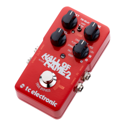 TC ELECTRONIC HALL OF FAME 2 RIVERBERO A PEDALE PER CHITARRA TRUE BYPASS TECNOLOGIA MASH + 3 SLOT TONEPRINT USB