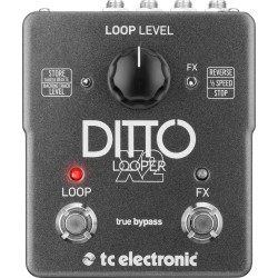 TC ELECTRONIC DITTO X2 LOOPER EFFETTO STEREO A PEDALE LOOP FX REVERSE