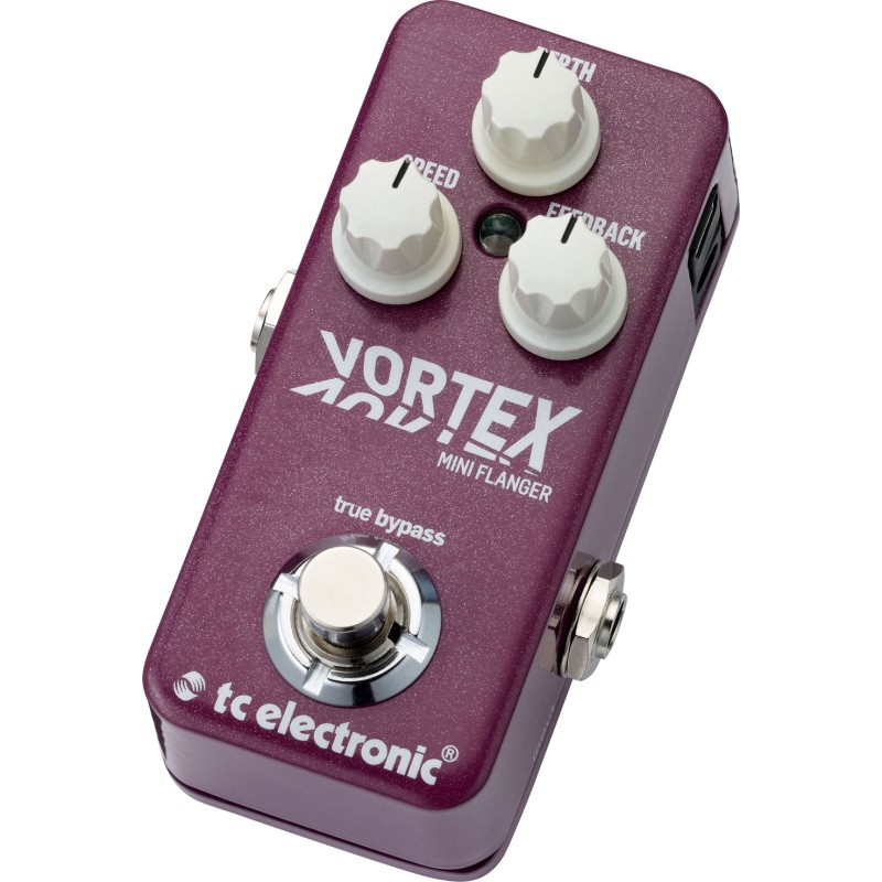 TC ELECTRONIC VORTEX  MINI FLANGER EFFETTO FLANGER A PEDALE PER CHITARRA TONEPRINT