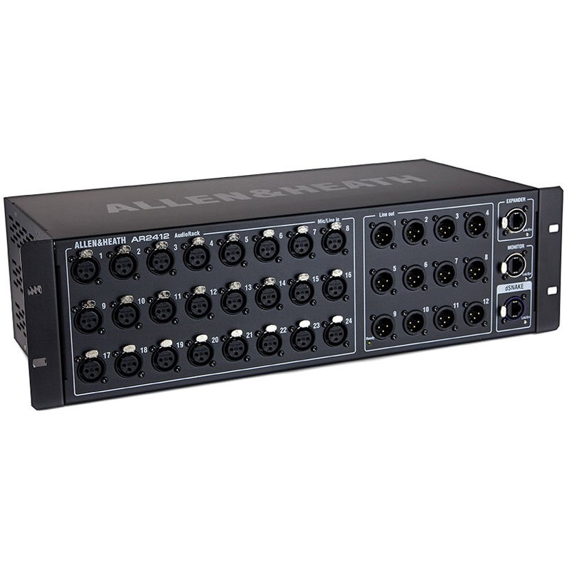 ALLEN & HEATH AR2412-QU EXPANDER XLR 24 INGRESSI 12 USCITE CAT5 EXTENDER MIXER QU