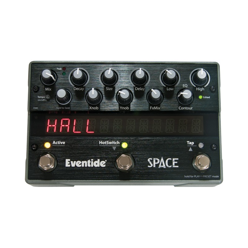 EVENTIDE SPACE RIVERBERO MODULATORE DELAY MIDI USB A PEDALE PER CHITARRA E VOCE