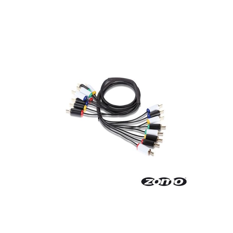 ZOMO MCC-460 CAVO MULTICORE DA 8 RCA MASCHI A 8 RCA MASCHI PER DJ CONSOLLE