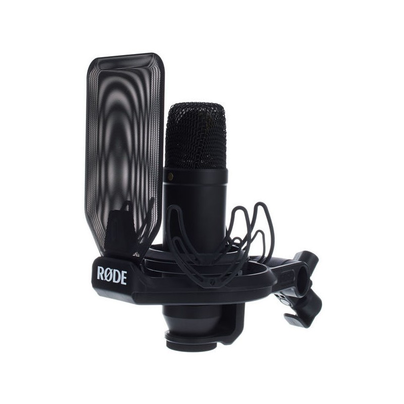 RODE NT1 KIT MICROFONO A CONDENSATORE CARDIOIDE + SOSPENSIONE ELASTICA + FILTRO ANTIPOP