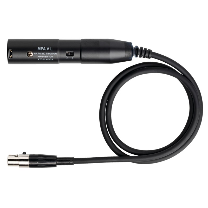 AKG MPA-V-L CAVO PREAMPLIFICATORE ADATTATORE ALIMENTAZIONE PHANTOM POWER XLR 3 POLI MINI / STANDARD PER MICROFONO SERIE MICROMIC