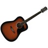 EKO RANGER 6 EQ BROWN SUNBURST CHITARRA ACUSTICA ELETTRIFICATA MARRONE SUNBURST
