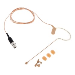 SHURE MX 153 TO TQG RADIOMICROFONO EARSET OMNIDIREZIONALE CONDENSATORE COLOR CARNE MINIATURIZZATO PER VOCE