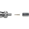 PROEL BNC59M SPINA VOLANTE BNC 75 OHM CONNETTORE COMPLETAMENTE IN METALLO
