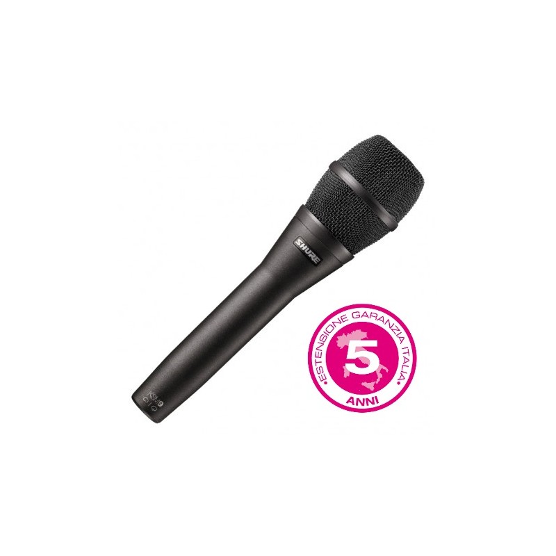 SHURE KSM9-CG MICROFONO VOCE CONDENSATORE CARDIOIDE SUPERCARDIOIDE LIVE E STUDIO
