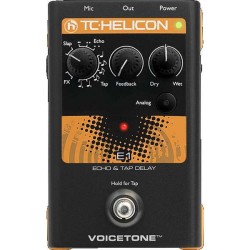 TC HELICON VOICETONE E1 EFFETTO ECHO E TAP DELAY