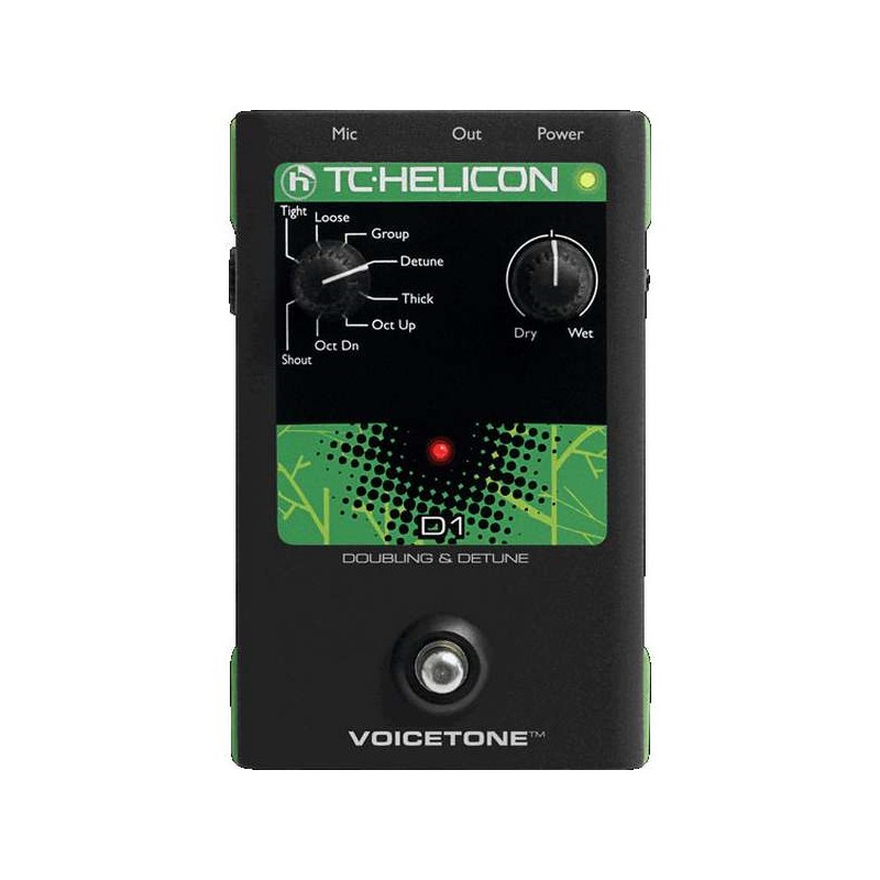 TC HELICON VOICETONE D1 EFFETTO DOUBLE E DETUNE PER VOCE