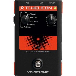 TC HELICON VOICETONE R1 EFFETTO RIVERBERO A PEDALE PER VOCE