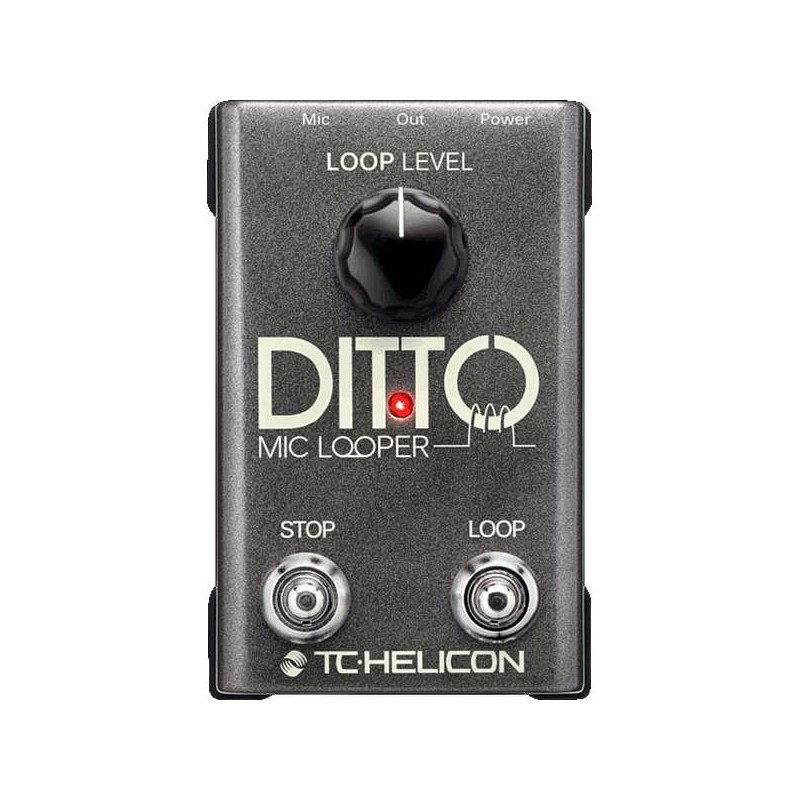 TC HELICON DITTO MIC LOOPER EFFETTO LOOPER A PEDALE PER VOCE