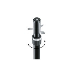 KONIG & MEYER 19674 CONNETTORE PER SPEAKER INCLINATO PER SUPPORTI DA 35 MM