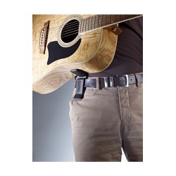 KONIG & MEYER 14580 SUPPORTO DA CINTA PER CHITARRA ACUSTICA NERO