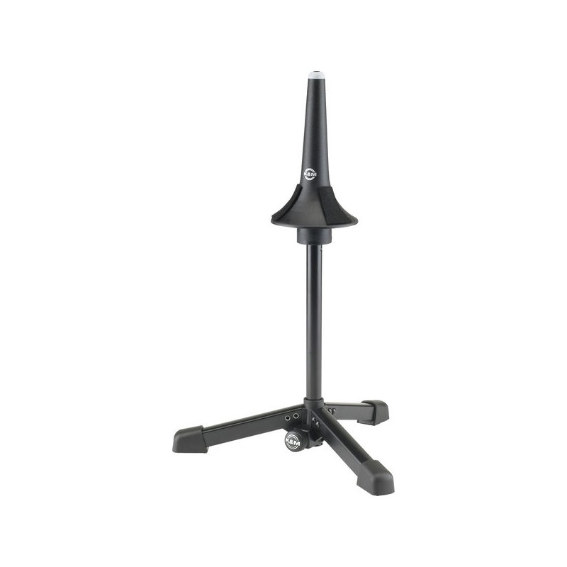 KONIG & MEYER 15217 SUPPORTO PER TROMBA RIPIEGABILE IN ACCIAIO NERO