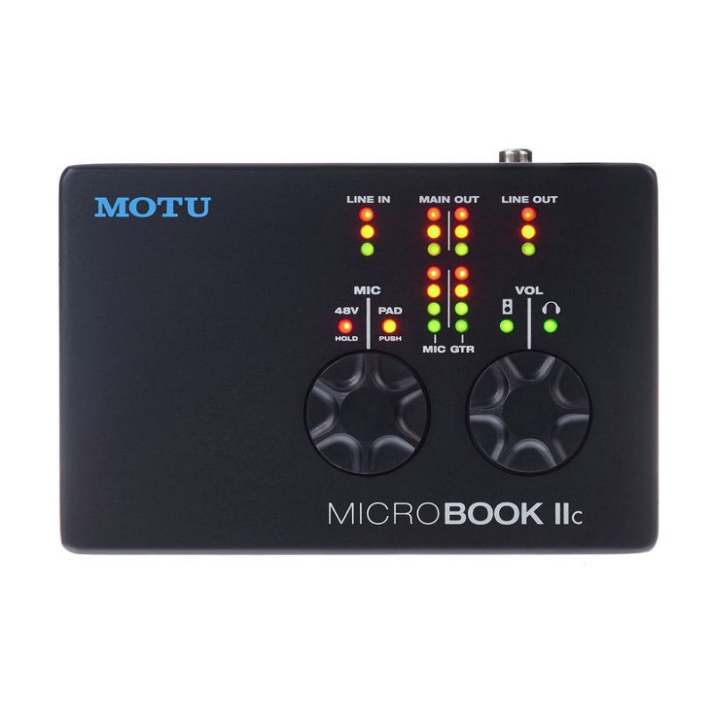 MOTU MICROBOOK IIc INTERFACCIA AUDIO USB 2.0 CON INGRESSO CHITARRA PER PC MAC IPAD