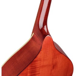 MANDOLA CONTRALTO IRLANDESE RGII MADE IN EUROPE ( MANDOLINO ) MASSELLO TOP ABETE FONDO ACERO MASSELLO FASCE MANICO ACERO SCALA 4