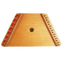 MELODY HARP 15 CORDE MADE IN EUROPE 370CM ABETE E ACERO CON SPARTITI SCHEMA E CHIAVE PER ACCORDATURA CON SCATOLA