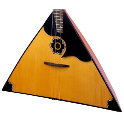 HORA PRIM BALALAIKA RUSSA SOPRANO 3 CORDE MADE IN EUROPE TOP ABETE MASSELLO CORPO ACERO MASSELLO MANICO FAGGIO TASTIERA PALISSAN
