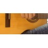 HORA CHITARRA CLASSICA 4/4 MADE IN EUROPE VERSIONE SPAGNOLA DOPPIO MASSELLO TOP ABETE MASSELLO FONDO-FASCE ACERO MASSELLO ROSETT