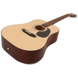 CHITARRA ACUSTICA 4/4 MADE IN EUROPE TOP ABETE MASSELLO MANICO ACERO TASTIERA PALISSANDRO FONDO FASCE LIME