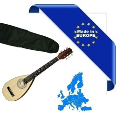 TOURIST TRAVEL GUITAR CHITARRA ACUSTICA DA VIAGGIO MADE IN EUROPE TOP ABETE MASSELLO FONDO FASCE MANICO ACERO MASSELLO TASTIERA 