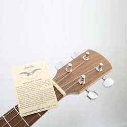 UKULELE TENORE MADE IN EUROPE TAVOLA ABETE MASSELLO FONDO FASCE NOCE TASTIERA IN PALISSANDRO