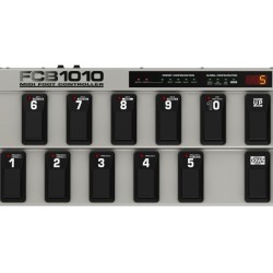 BEHRINGER FCB1010 PEDALIERA MIDI 12 SELETTORI 2 PEDALI DI ESPRESSIONE