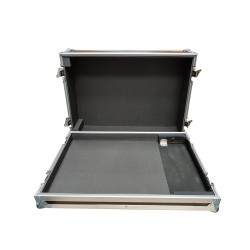 EXTREME QU 24 FLIGHT CASE PROFESSIONALE PER MIXER ALLEN & HEATH QU 24 ALLUMINIO E MULTISTRATO 9 MM CHIUSURA A FARFALLA