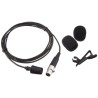 SHURE CVL-BC-TQG MICROFONO WIRELESS CONDENSATORE LAVALIER + ANTIVENTO + CLIP PER ATTACCO ASTA + ANTIVENTO